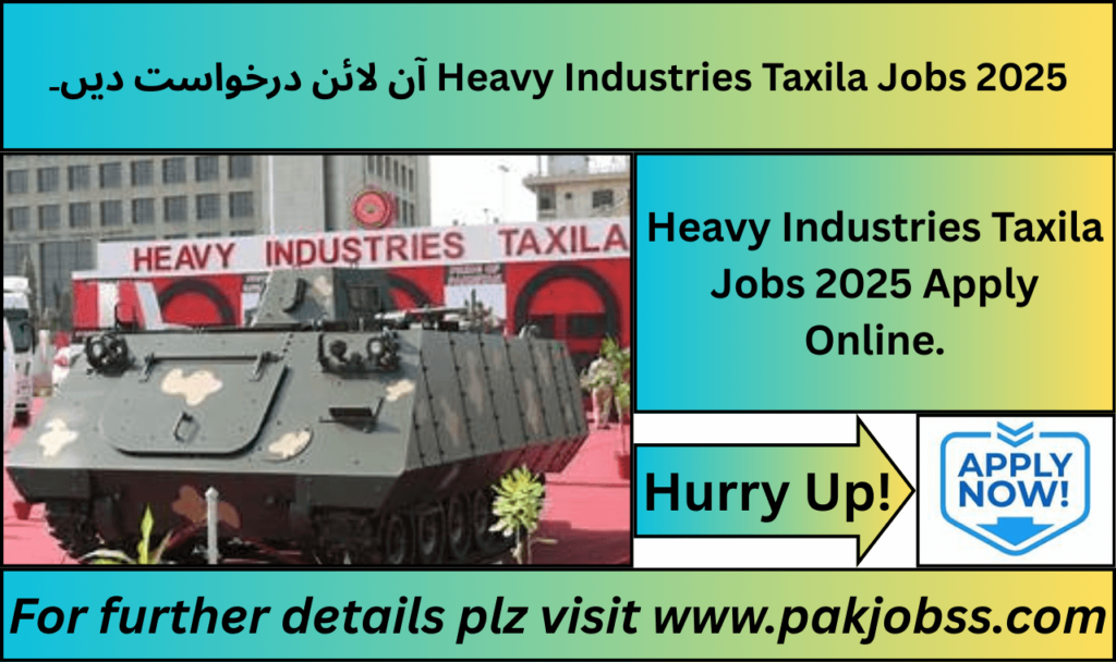 HIT Taxila Jobs 2025 Official Advertisement
